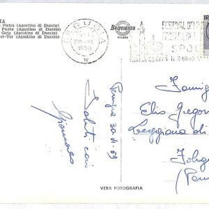 ai3589 - ITALY - POSTAL HISTORY - Postcard - Music - 1959 SPOLETO