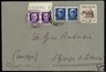 a0778 - REGNO - Posta Imperiale - STORIA POSTALE -  Affrancatura Mista su BUSTA