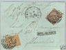 a0610  REGNO  - STORIA POSTALE - Sassone  T19 + 39 Su busta Viaggiata