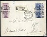 a0697   EGEO - RODI : Storia Postale - Varietà di sovrastampa su BUSTA!