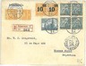 21331 - DENMARK - POSTAL HISTORY - REGISTERED COVER to ARGENTINA 1937