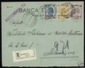a0682  ERITREA: Sassone 84 + 59 + 86  su BUSTA - In TARIFFA