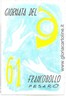 08136  CARTOLINA d'Epoca - PESARO URBINO: PESARO PUBBLICITARIA