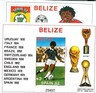 F021  FRANCOBOLLI stamps -  BELIZE 1982:  CALCIO - FOOTBALL