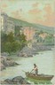 CARTOLINA d'Epoca - COMO : LAGO - ILLUSTRATA