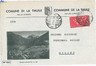 CARTOLINA d'Epoca: BUSTA COMUNALE - AOSTA: LA THUILE