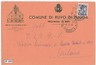 bp006  CARTOLINA Epoca: BUSTA COMUNALE - BARI: RUVO DI PUGLIA