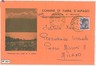 bp021 CARTOLINA d'Epoca: BUSTA COMUNALE: BL - FARRA D'ALPAGO