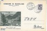 CARTOLINA d'Epoca: BUSTA COMUNALE - BRESCIA: BAGOLINO