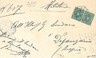 ITALIA REGNO - MANIFESTO CIRCOLARE annullo collettoria BEVILAQUA - 1895