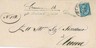 ITALIA REGNO - MANIFESTO CIRCOLARE annullo collettoria verde OPPEANO - 1878