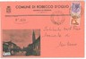 CARTOLINA Epoca BUSTA COMUNALE - CREMONA: ROBECCO OGLIO