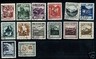 a1773  LIECHTENSTEIN: Unificato 94/107 USATI