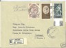 01349   - REPUBBLICA - Storia Postale -    FRODE POSTALE?  CANOVA  1957