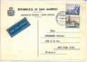 SAN MARINO - STORIA POSTALE : Cartolina agli USA 1959
