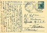 12104 ITALIA REPUBBLICA: INTERO POSTALE - ANNULLO MUTO 1951