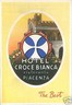 PUB016  CARTOLINA PUBBLICITARIA: PIACENZA : Hotel Croce Bianca