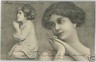 a0565   -  CARTOLINA ILLUSTRATA - PATELLA - Donnine - LIBERTY