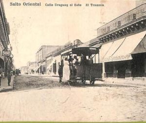 af2770 - URUGUAY - VINTAGE POSTCARD  - Salto Oriental - 1906