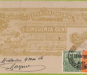 af2769 - URUGUAY - VINTAGE POSTCARD  - 1906