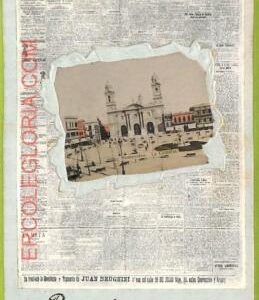 af2809 - URUGUAY - VINTAGE POSTCARD  -  Montevideo - Embossed