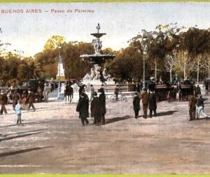 af0142 - ARGENTINA - VINTAGE POSTCARD - Buenos Aires - Paseo de Palermo