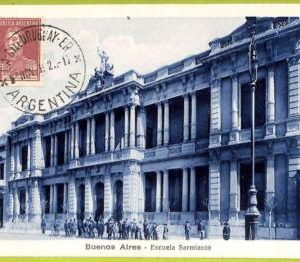 af0147 - ARGENTINA - VINTAGE POSTCARD - Buenos Aires - Escuela Sarmiento