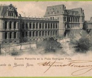 af0148 - ARGENTINA - VINTAGE POSTCARD - Buenos Aires - Escuela Patronilla - 1901