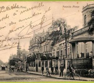 af0159 - ARGENTINA - VINTAGE POSTCARD - Buenos Aires - Avenida Alvear - 1903