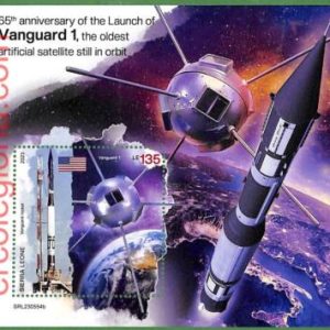 B1762 - SIERRA LEONE -  Stamp Sheet - 2023 - SPACE, Vanguard 1