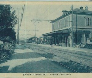 97171 - CARTOLINA d'Epoca - ALESSANDRIA provincia - SPINETTA MARENGO  Stazione