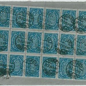 21364 - GERMANY  -  POSTAL HISTORY:  COVER to ITALY 1923 - 60,000 mrcs INFLATION
