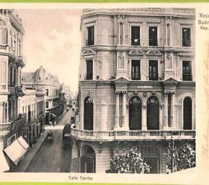 af0198 - ARGENTINA - VINTAGE POSTCARD - Buenos Aires - Calle Cerrito