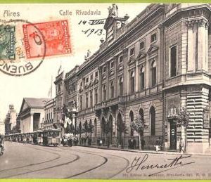 af0199 - ARGENTINA - VINTAGE POSTCARD - Buenos Aires - Calle Rivadavia - 1903