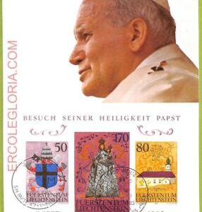 ad3253 -  Liechtenstein - Postal History - MAXIMUM CARD -  1985 Pope John Paul I