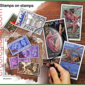B1825 - SIERRA LEONE - Stamp Sheet - 2023 - Stamps on stamps OLYMPIC GAMES