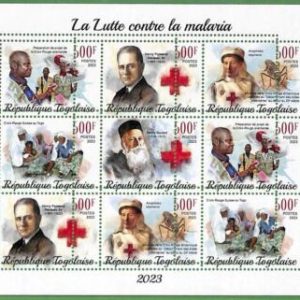 B1862 - TOGOLAISE - ERROR MISPERF Stamp Sheet - 2023 - Disease, Malaria