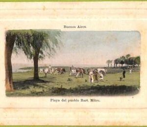 af0210 - ARGENTINA - VINTAGE POSTCARD - Buenos Aires - Bart.Mitre
