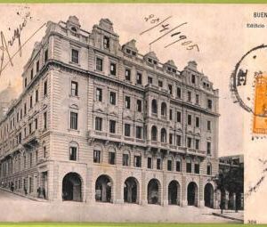 af0215 - ARGENTINA - VINTAGE POSTCARD - Buenos Aires -Edificio del F.C.C.A.-1905