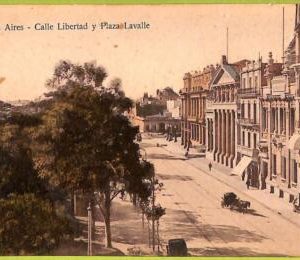 af0196 - ARGENTINA - VINTAGE POSTCARD - Buenos Aires - Calle Libertad