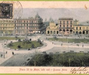 af0197 - ARGENTINA - VINTAGE POSTCARD - Buenos Aires - Plaza de Mayo - 1904