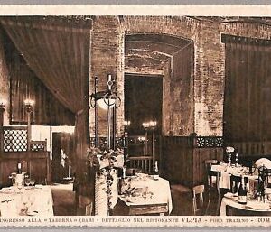 ab0500 - VINTAGE POSTCARD - ROME City: Vlpia restaurant