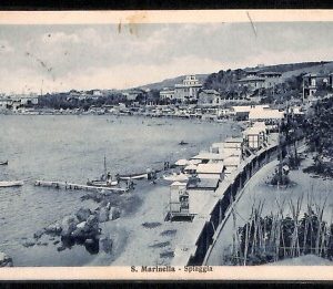 ab3379 - CARTOLINA D'EPOCA - Roma Provincia - S. Marinella 1933