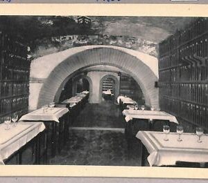 ab0520 - POSTAL VINTAGE - ROMA Ciudad: Restaurante "La Biblioteca" Valle