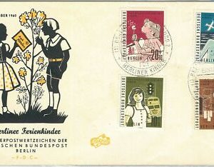 61588 - GERMANY Berlin - POSTAL HISTORY: FDC COVER 1960  - CHILDREN bus BIRD