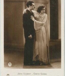 62071 - VINTAGE POSTCARD - CINEMA, Greta Garbo and John Gilbert