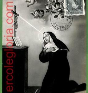 32699 - VATICAN -  MAXIMUM CARD  - FDC - 1956 - Religion