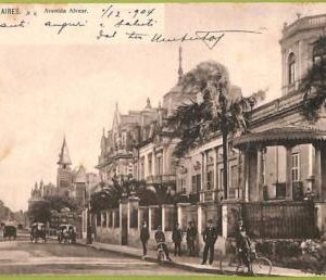 af0220 - ARGENTINA - VINTAGE POSTCARD - Buenos Aires - Avenida Alvear - 1904