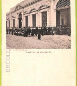 af0385 - ARGENTINA - VINTAGE POSTCARD - Buenos Aires - Cuartel de Bomberos