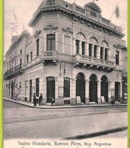 af0386 - ARGENTINA - VINTAGE POSTCARD - Buenos Aires - Teatro Rivadavia